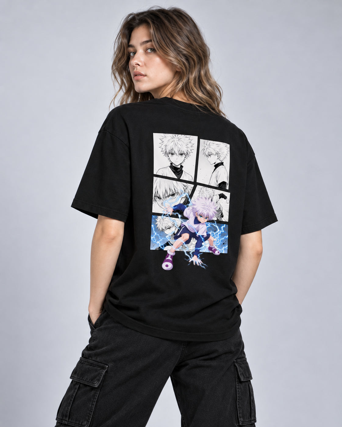 KILLUA TEE — BLACK