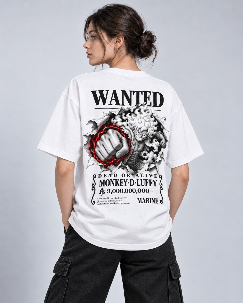 STRAW HAT TEE - WHITE
