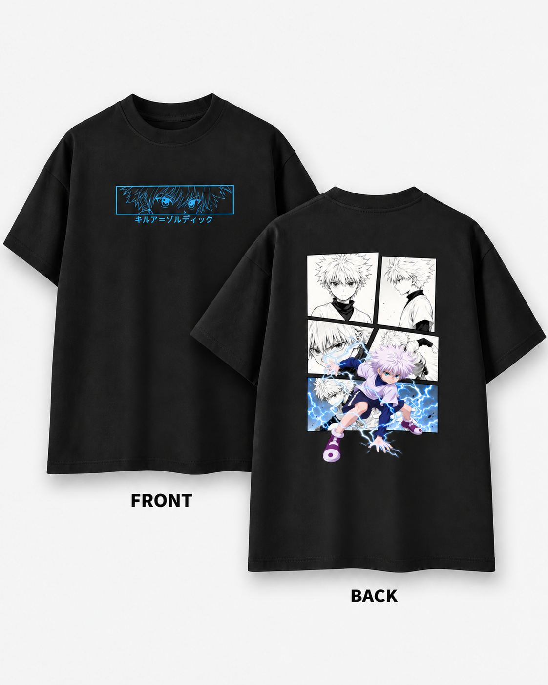 KILLUA TEE — BLACK