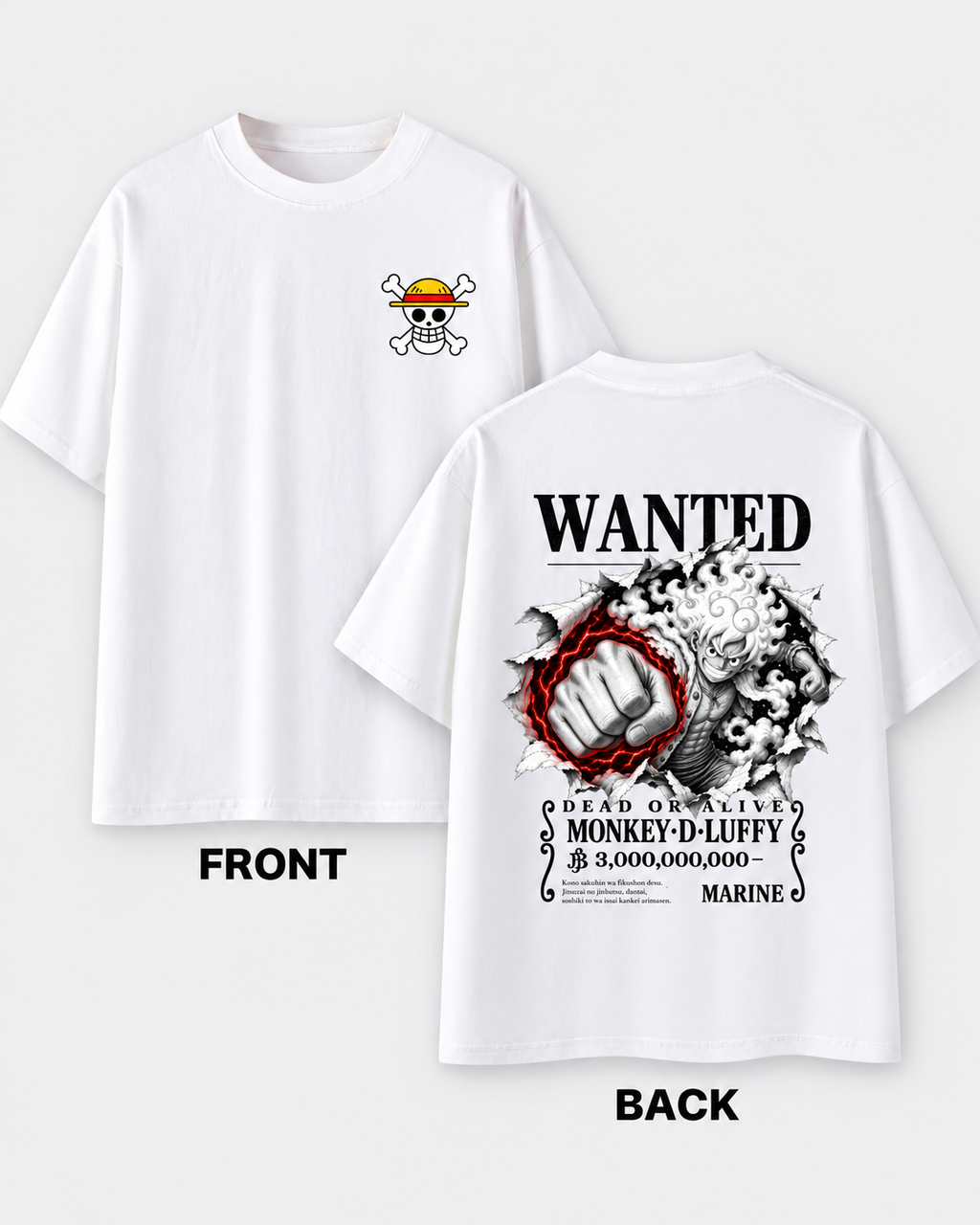 STRAW HAT TEE - WHITE