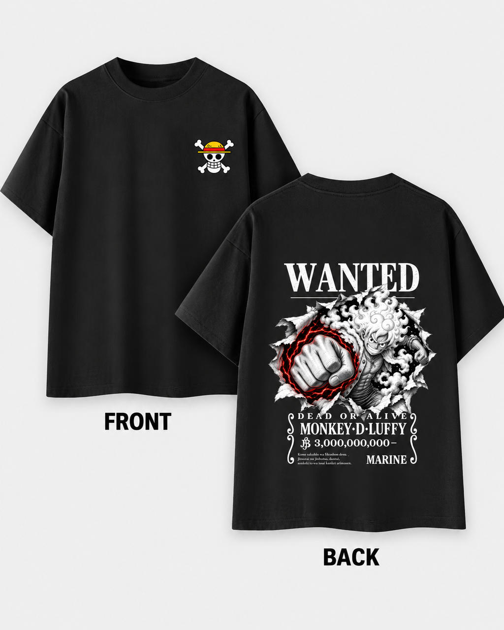 MUGIWARA TEE - BLACK