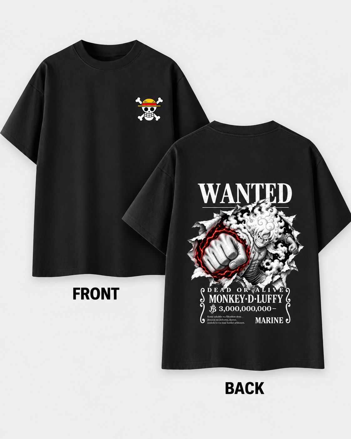 MUGIWARA TEE - BLACK