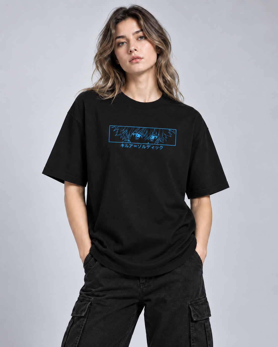 KILLUA TEE — BLACK
